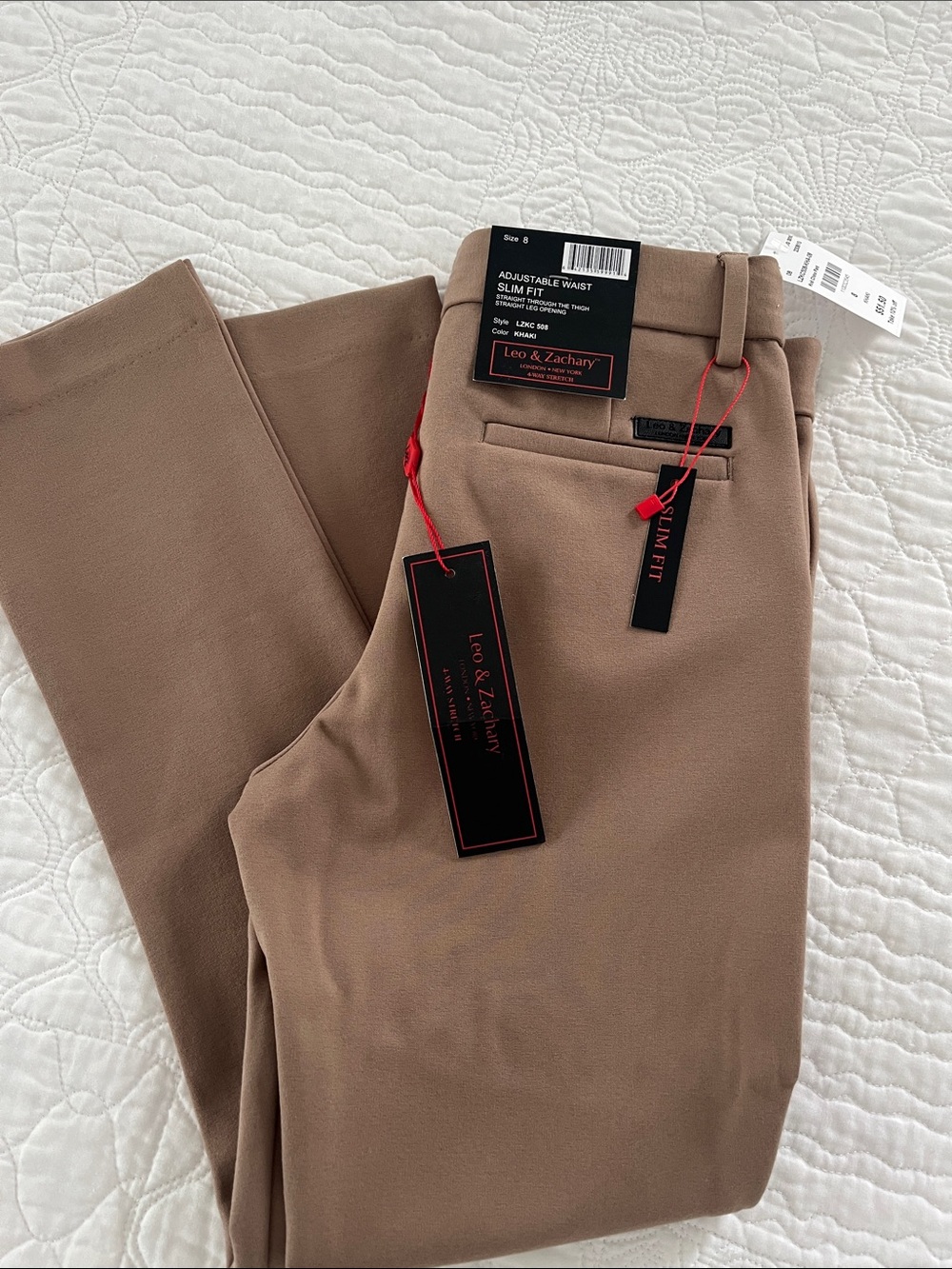 Boy’s/youth Slim Fit Pants in Taupe